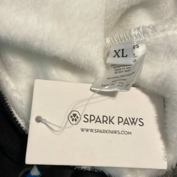 Spark Paw Official Floral Dog Hoodie - Picture 6 of 7